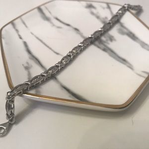 Diamond and silver bracelet from Kay jewelers